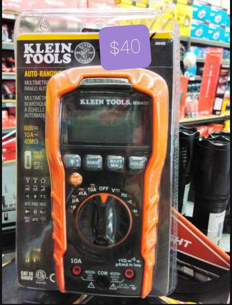 Klein Tool Auto-Ranging Digital Multimeter 