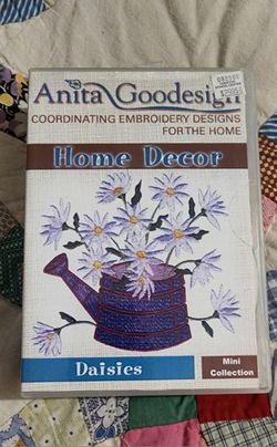 ANITA GOODESIGN EMBROIDERY DESIGNS CD- DAISIES