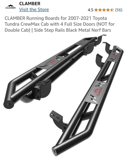 Clamber 2007-2021 Tundra Crewmax Running Boards