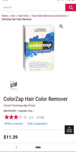 LOREAL ColorZap Hair Color Remover