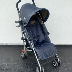 LIKE NEW DENIM MCLAREN STROLLER