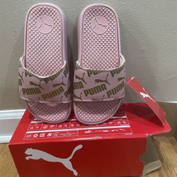 Puma Slides, Size 1 Y
