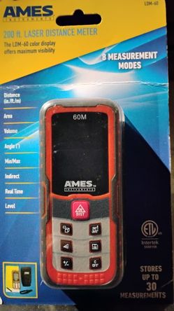 AMES 200ft. Laser Distance Meter 