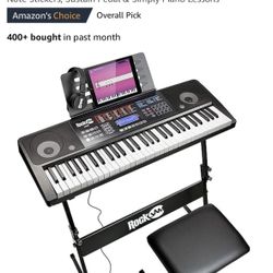 61 Key Touch Display Keyboard Piano