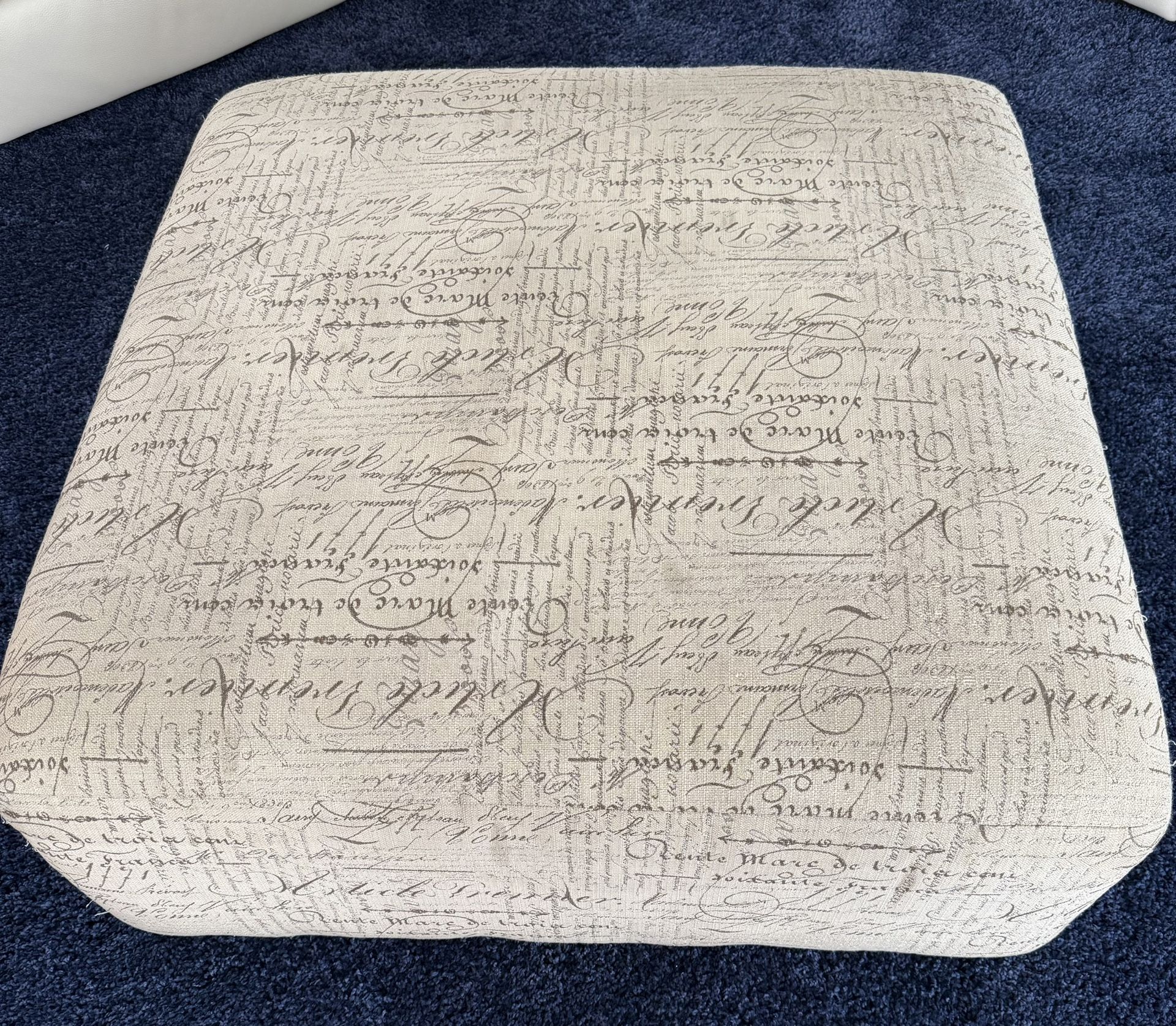 Upholstered Large Ottoman