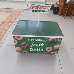 Antique Krispy Kreme Display Table 