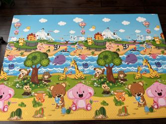 Baby Care Play Mat – Medium (73” x 49”) – Pinko & Friend
