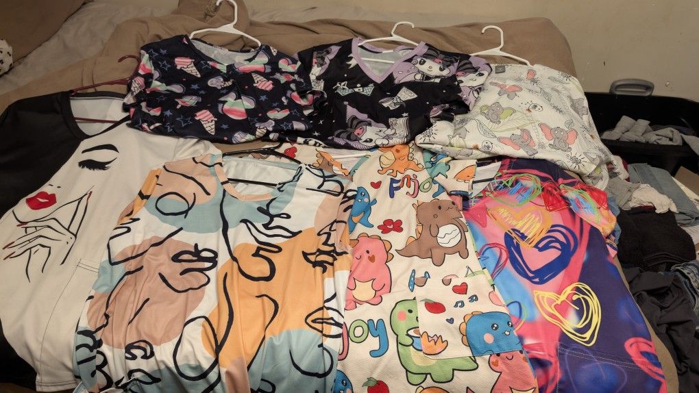 XL Scrub Tops