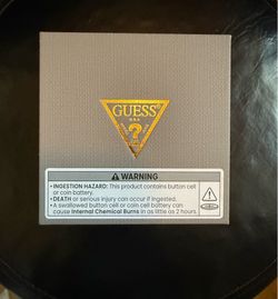 GUESS Silver-Tone Analog Watch