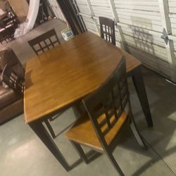 dining table 4 chairs 