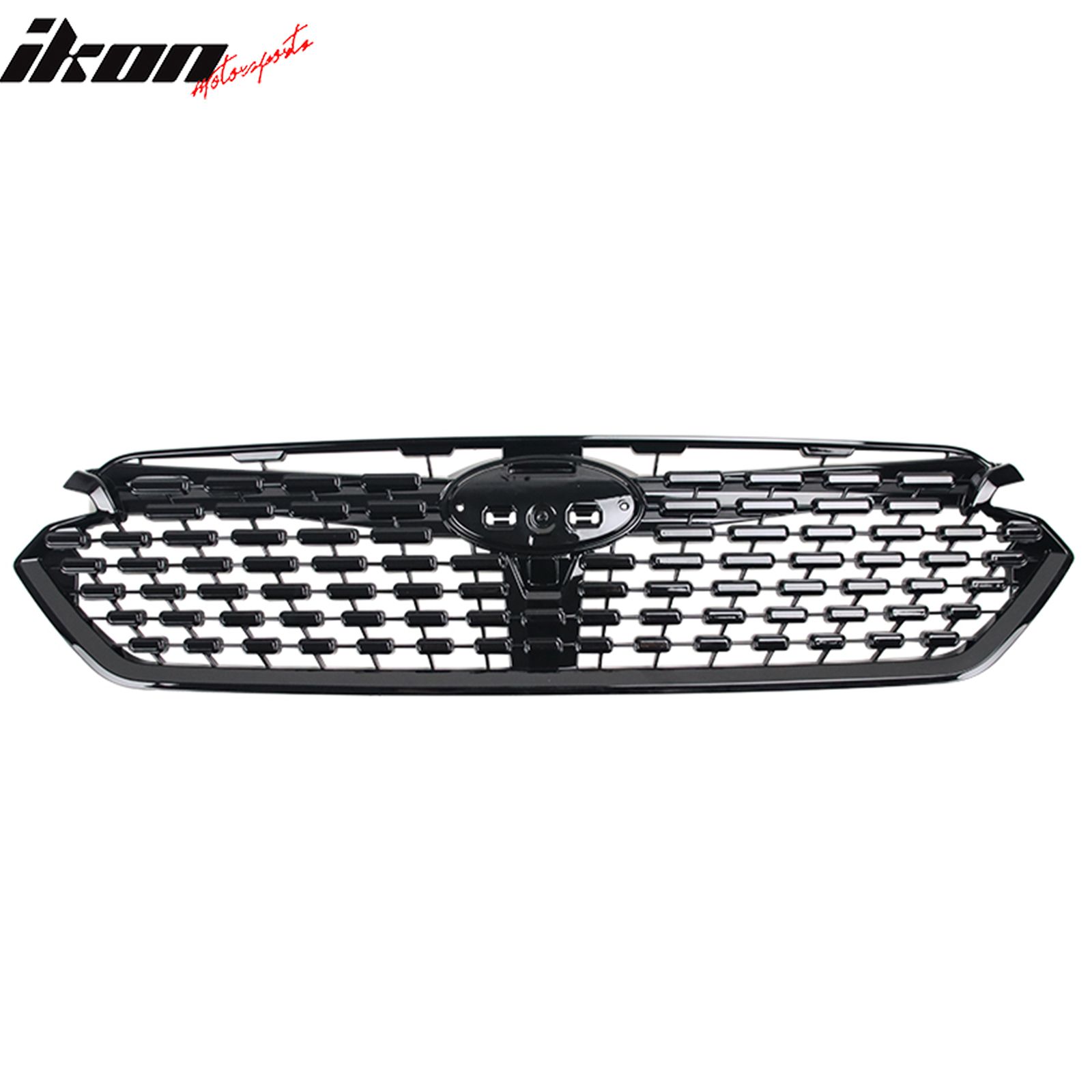 Fits 2024-2025 Subaru Impreza Sport Style Front Bumper Upper Grille Gloss Black ABS