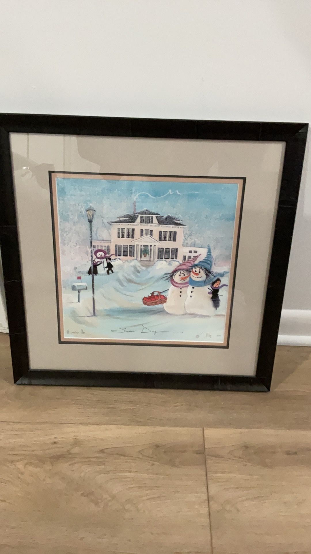 Snowman frame
