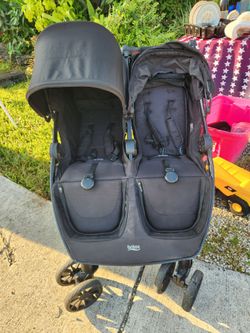 Britax Double Stroller with Saddle Bag