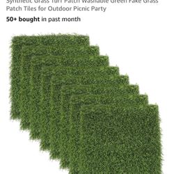 Square AstroTurf - 12 Pieces