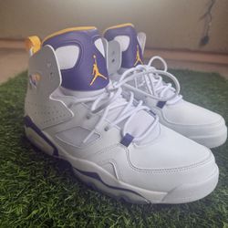 Jordan Flight Club ’91 – White / Purple / Yellow – Like New