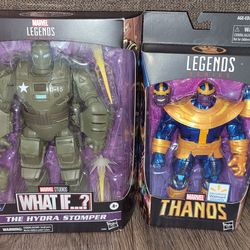 Marvel legends the Hydra Stomper & Thanos  action figures