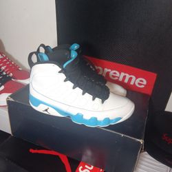 Air Jordan 9 Retro Blue Powder Men Size 8.5 