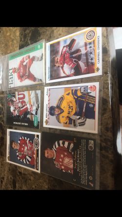 3 rookies of Detroit redwings Legends