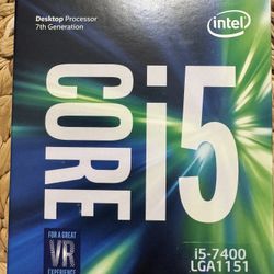 Intel Core i5-7400 7th Gen 3GHz 4-Core 6MB LGA1151 BX80677I57400 Processor