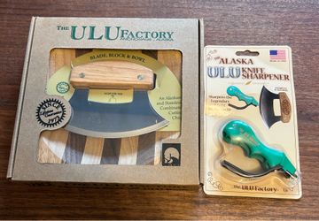Ulu Factory Knife Blade Bowl & Sharpener