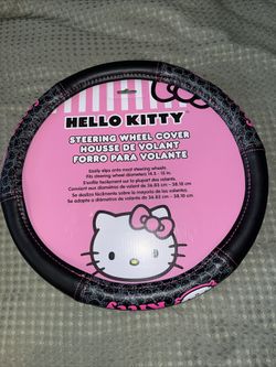 New Style Pink Hello Kitty Collage  Steering WheelCover Universal Fit14.5''-15''