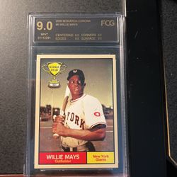 Willie Mays Rookie Star Series Card- Graded 9