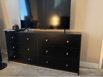 Dresser 6 drawers - Black