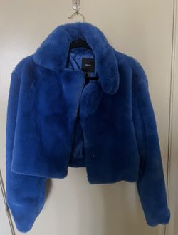Blue Fluffy Jacket 
