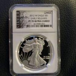 Ultra Cameo Pf 70 Silver Eagle