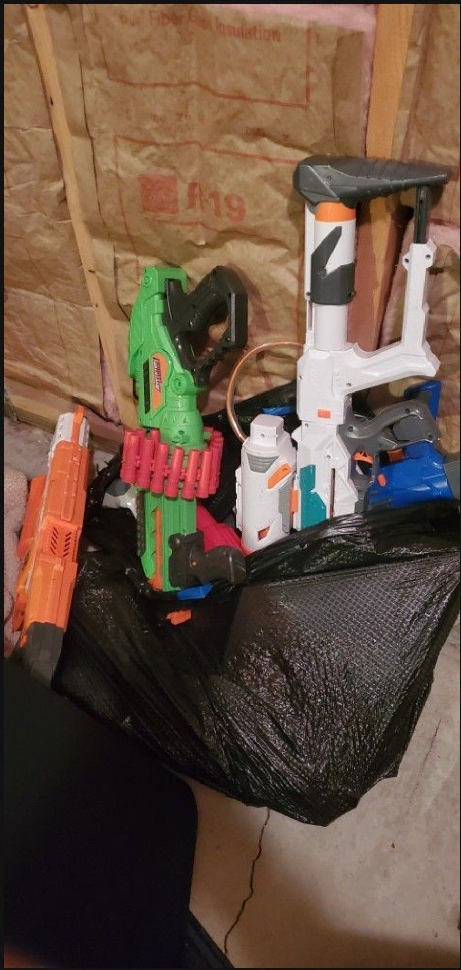 Bag Of Nerf Guns