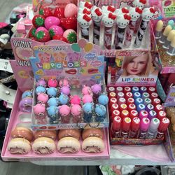 Hello Kitty Lip Glosses And Lip Sticks 2$ Each