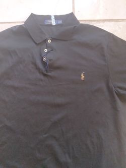 Ralph Lauren Polo Black Shirt Large Tall Thumbnail