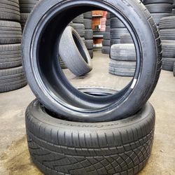 🔥 (2) 255 40 18 Continental DWS All Season Tires 