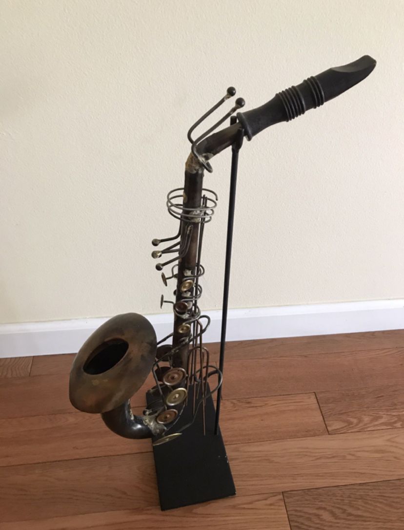 Saxophone Metal Art Detailed Design