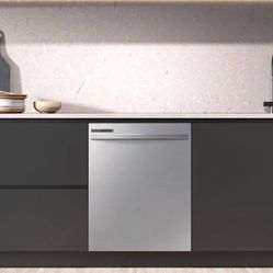 Samsung - 24” Top Control Built-In Dishwasher with Height-Adjustable Rack, 53 dBA - Stainless Steel 