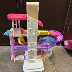 Fisher-Price Little People Barbie DreamHouse Playset (incomplete set)