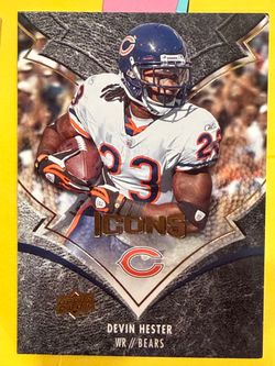 Devin Hester Upper Deck Icons Football Card