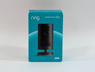 New Ring Outdoor Cam PLus Outdoor Camera Black