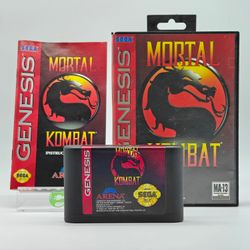 Mortal Kombat (Sega Genesis, 1993) Complete