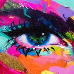 Óleo Paint Rainbow Eye 