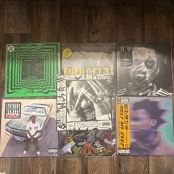 Denzel Curry Vinyls Brand New Lot of 7 Hip Hop Rap Vinyls