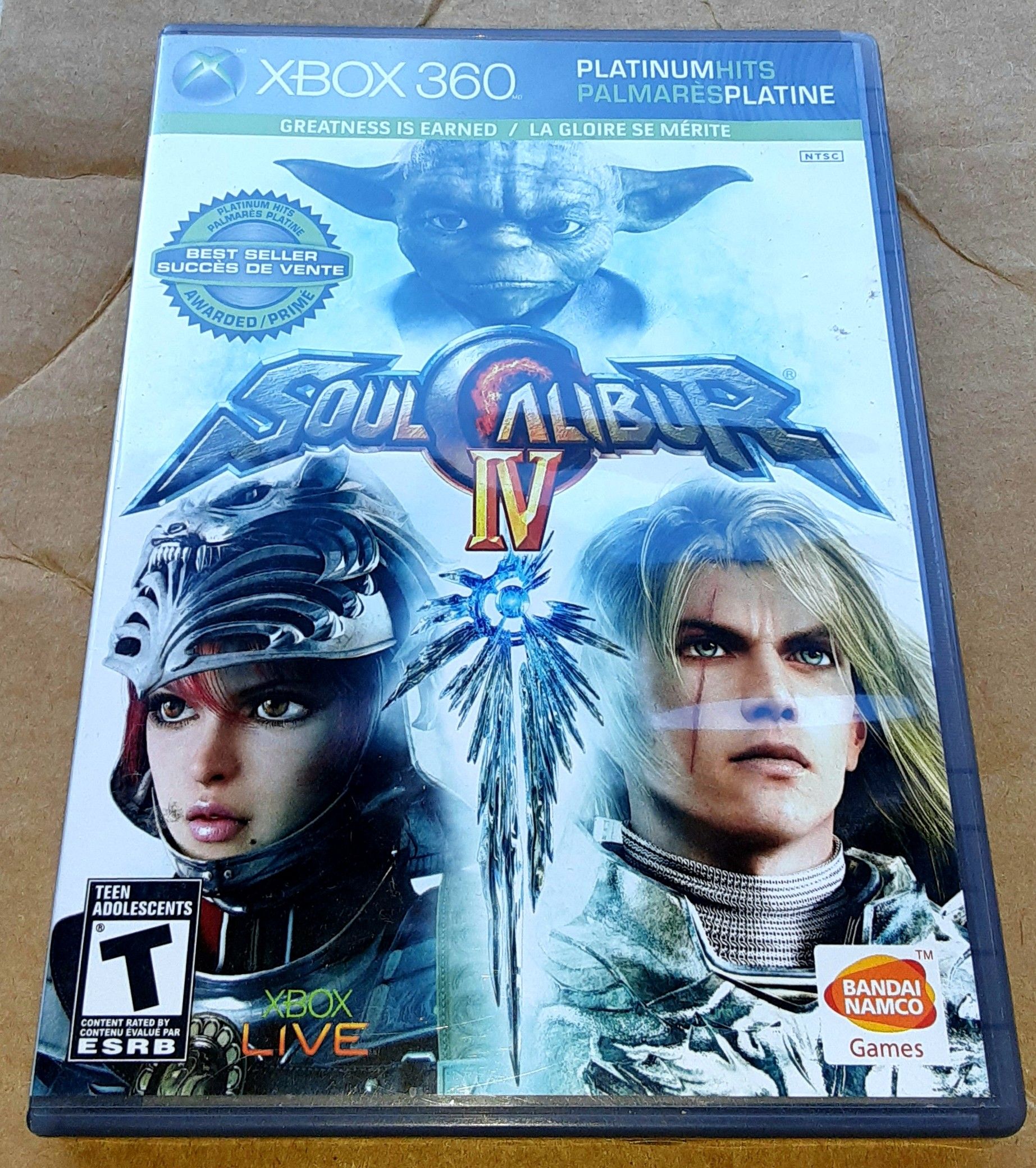 Xbox 360 Soul Caliber lV video game..