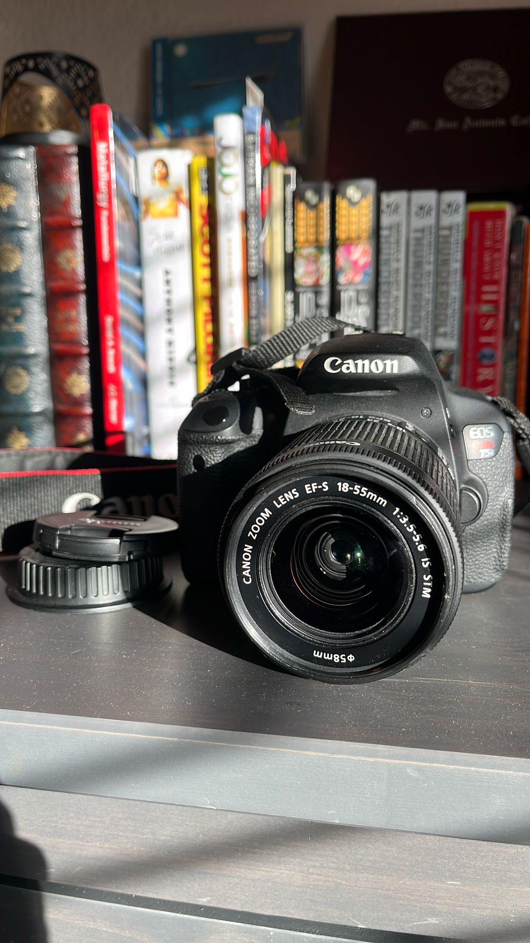 Canon Rebel T5i Camera & Lens