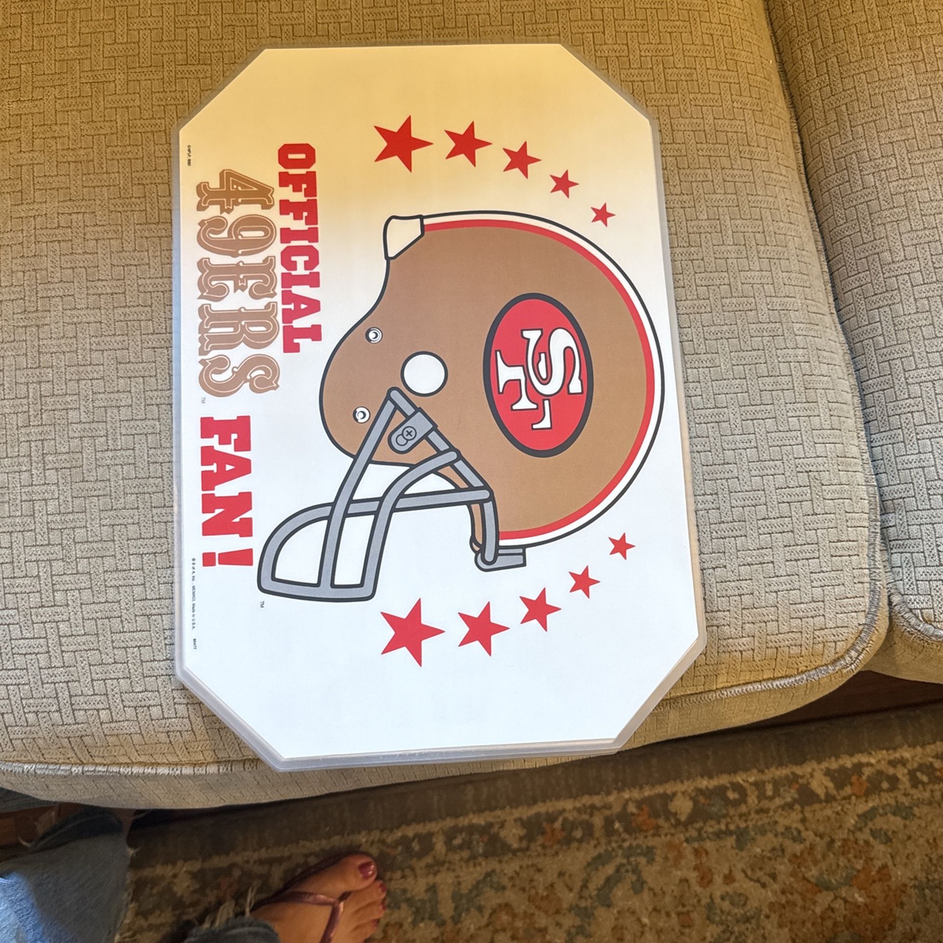 Vintage 49ers Placemats 3