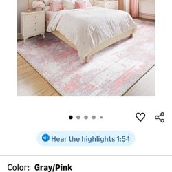 Cute Pink Rug 8' × 10'