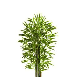 4' UV Resistant Indoor Outdoor Bamboo Faux Plant