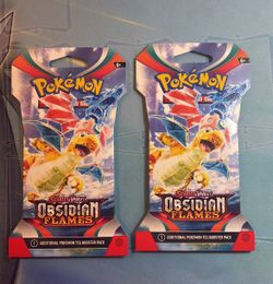 Obsidian Flames Sleeved Booster Pack - SV03: Obsidian Flames (OBF)
