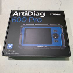 TOPDON ArtiDiag600 Pro, OBD2 Scanner Diagnostic Tool for All Systems, Code Reader Scan Tool with 9 Essential Maintenance Functions