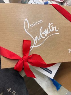 Christian Louboutin Shoe Box with Red Ribbon