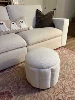 Small storage ottoman